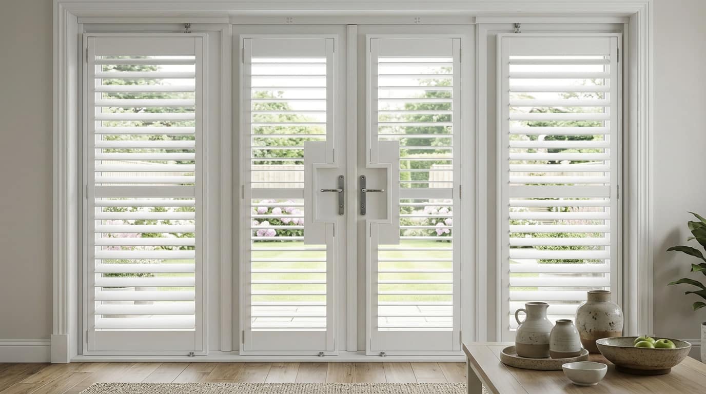 French door shutters