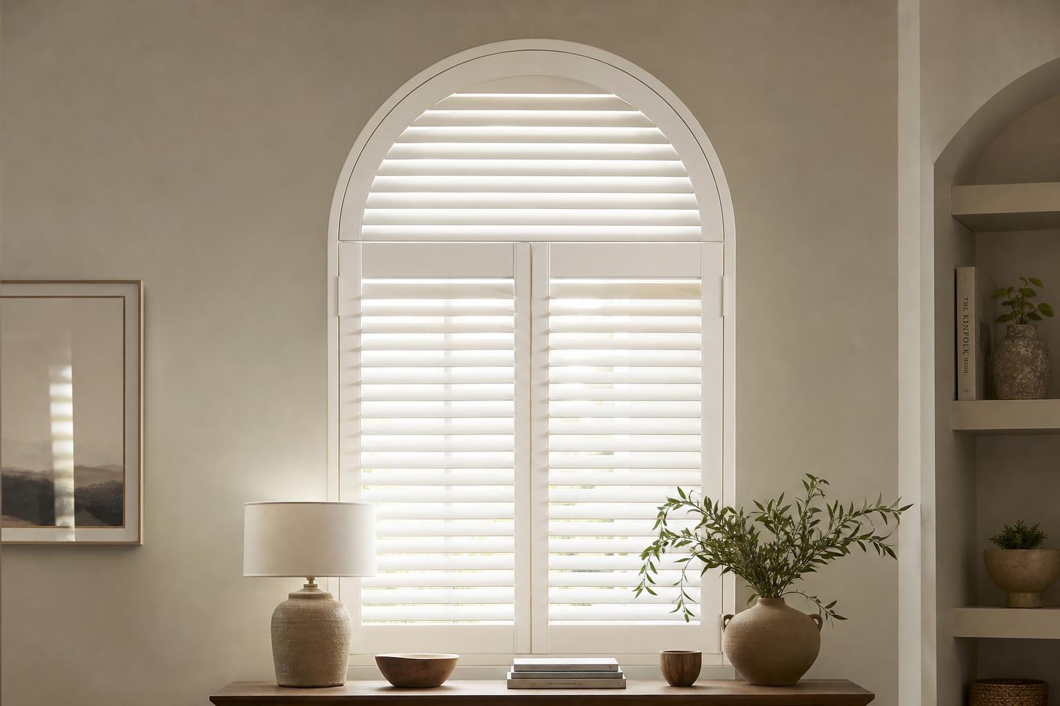 Arched shutter